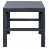 Meble ogrodowe sofa 2 i 3 osobowa, 2 fotele, stół regulowany Lyon rattan grafit Keter