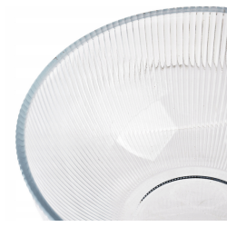 Szklana miska, salaterka ryflowana MODERN KITCHEN – 2 l