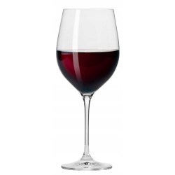 Zestaw 6 kieliszków do wina czerwonego 450ml HARMONY Krosno