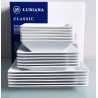 Serwis obiadowy CLASSIC biały 18 elementów, dla 6 osób Lubiana