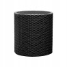 Doniczka rattan Cylinder rozmiar S - 28 cm grafit, antracyt Curver, Keter z odpływem