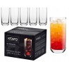 Zestaw 6 szklanek long drink 360 ml kolekcji Glamour Krosno