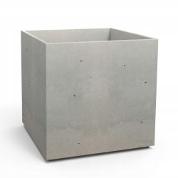 Zestaw 3 doniczek, osłonek BETON CUBE KETER