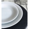 Zestaw 18 talerzy obiadowych TIAGO dla 6 osób Lubiana biała porcelana