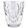 Komplet 6 szklanek 250 ml kryształowe z tłoczonego szkła do whisky wody soku Elise