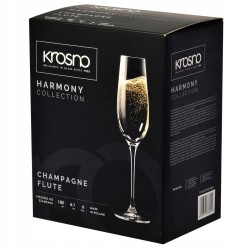 Zestaw 6 kieliszków do szampana 180 ml HARMONY Krosno