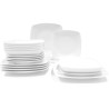 Serwis obiadowy Akcent biała porcelana 36 elementów, dla 12 osób Chodzież Ćmielów