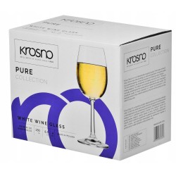 Komplet 6 kieliszków do wina białego 250ml PURE Krosno