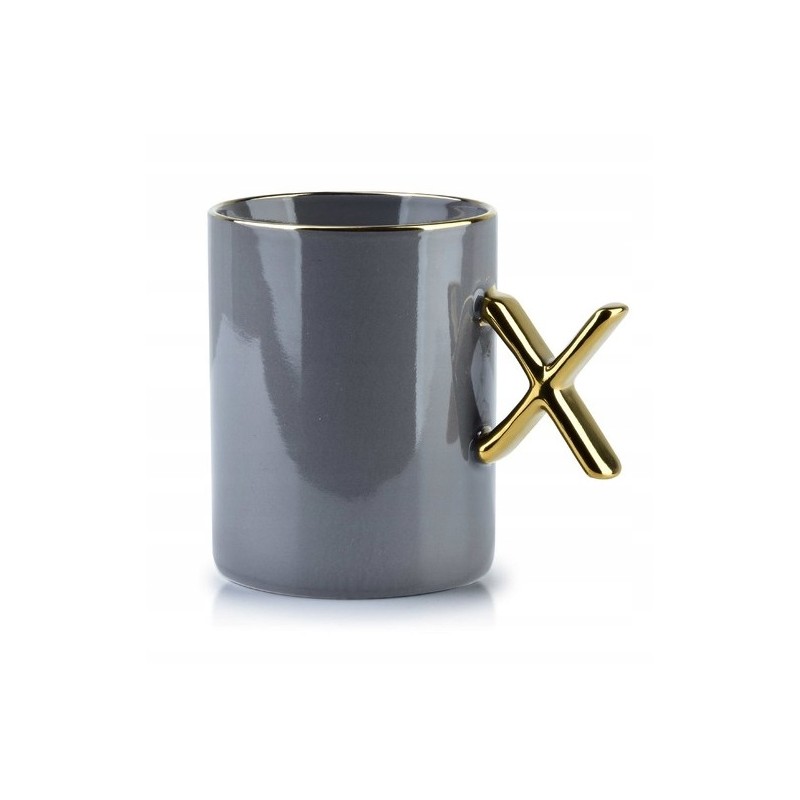 Kubek XENIA GREY GOLD 420ml