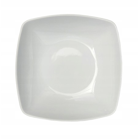 Talerz głęboki/miseczka 18,5 cm AKCENT biała porcelana Ćmielów Chodzież