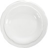 Serwis obiadowy, komplet talerzy 18 el dla 6 osób biała porcelana Kamelia Chodzież