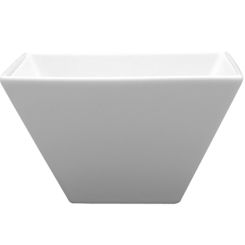 Salaterka 12 cm Classic biała porcelana kwadratowa Lubiana