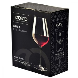 Zestaw 2 kieliszków 700 ml do wina czerwonego z kolekcji DUET KROSNO.