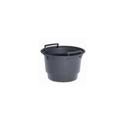 Doniczka z wkładem HEOS 46x29 cm Cylinder antracyt, grafit niska Prosperplast