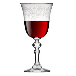 Zestaw 6 kieliszków KRISTA DECO do wina czerwonego 220 ml Krosno