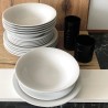 Zestaw 18 talerzy obiadowych ETO dla 6 osób Lubiana biała porcelana