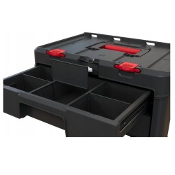 Skrzynia narzędziowa, warsztatowa Stack’N’Roll z 2 szufladami, organizer modułowy Keter