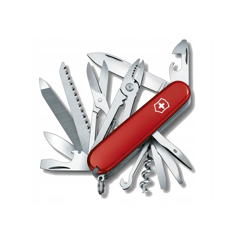 Szwajcarski scyzoryk Handyman 1.3773 czerwony 24 funkcyjny VICTORINOX