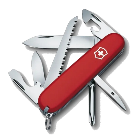 Szwajcarski scyzoryk Hiker 1.4613 czerwony 13 funkcyjny VICTORINOX