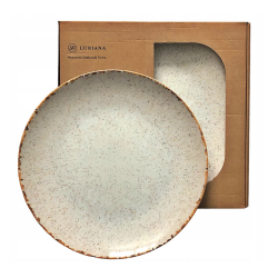 Komplet 6 talerzy płytkich 27 cm KERAJET Reactivo 9018/103 - Lubiana